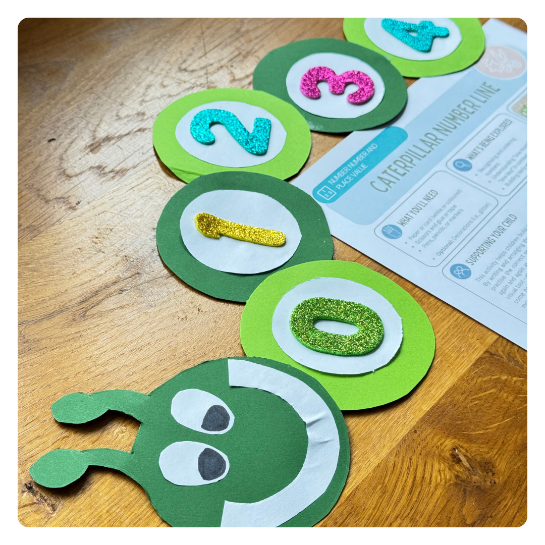 Caterpillar Number Line