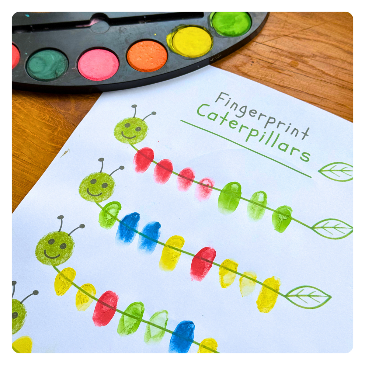 Fingerprint Caterpillars