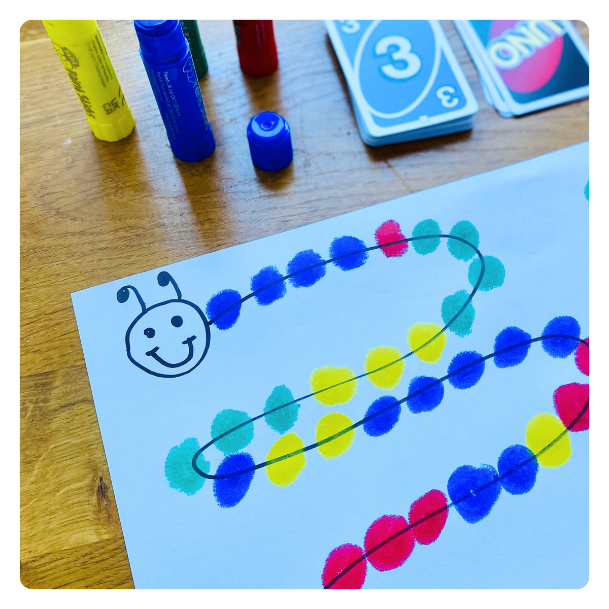 Fingerprint Caterpillars