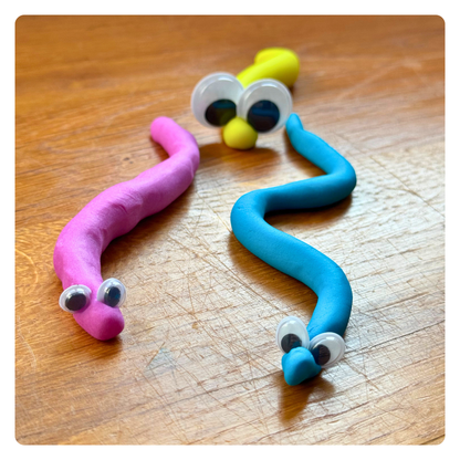 Playdough Worms