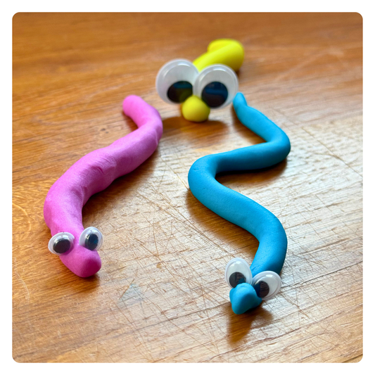 Playdough Worms