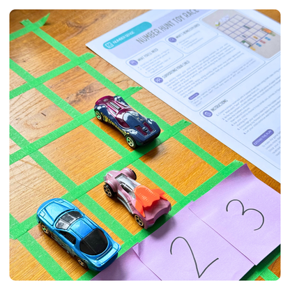 Number Hunt Toy Race