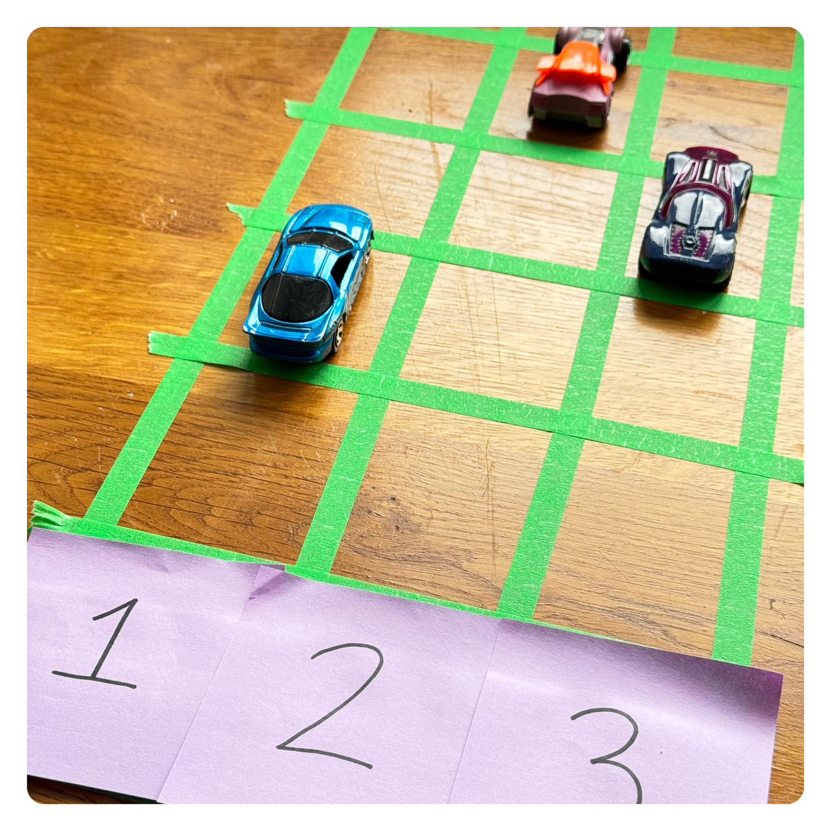 Number Hunt Toy Race